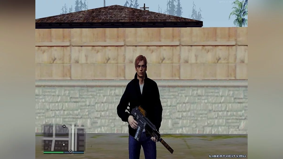 Leon S. Kennedy aus Resident Evil 2 Remake / GTA San Andreas