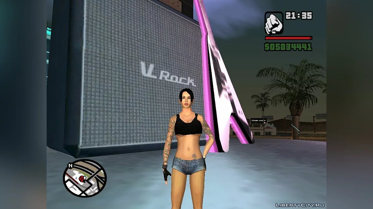 Rock Girl Skin / GTA San Andreas