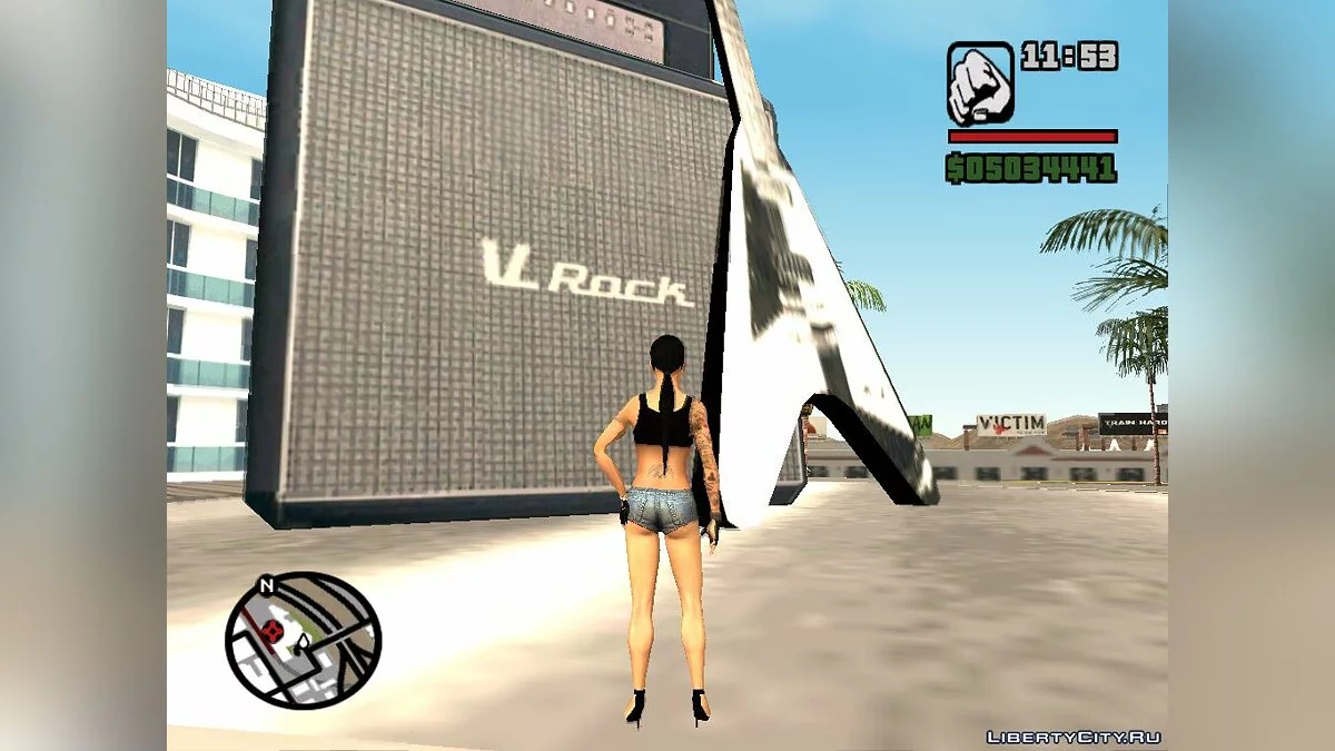 Rock Girl Skin / GTA San Andreas