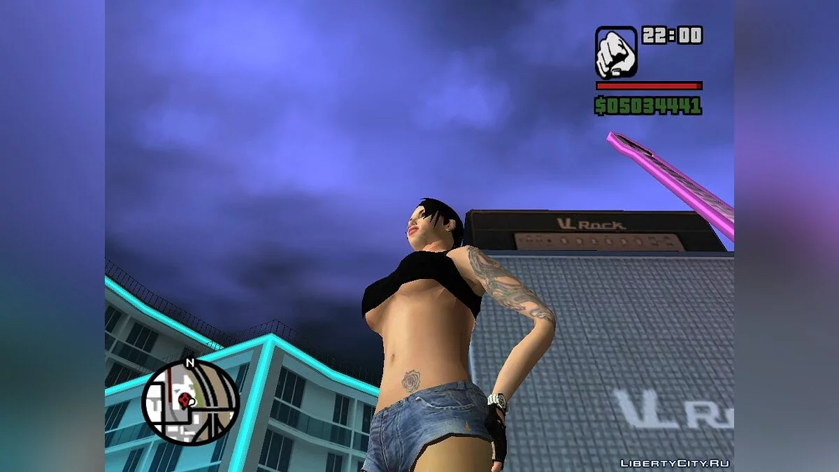 Rock Girl Skin / GTA San Andreas