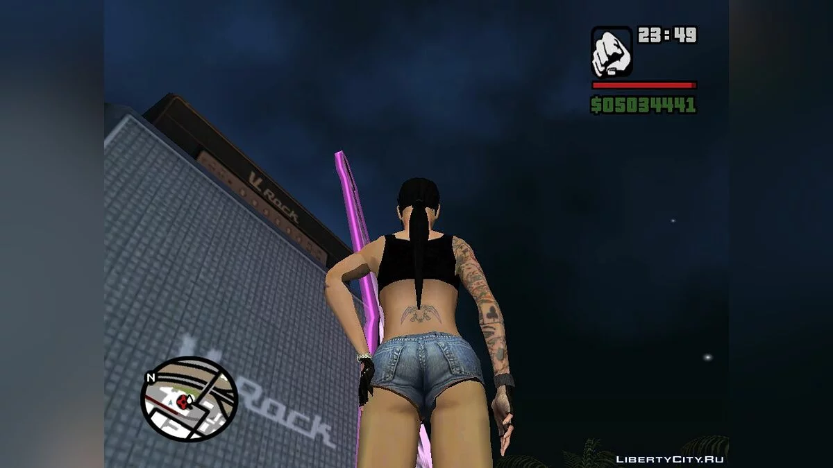 Rock Girl Skin / GTA San Andreas