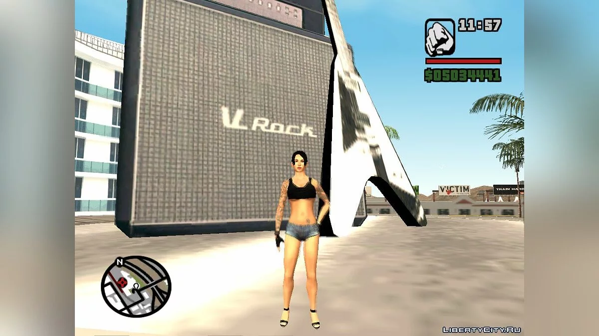 Rock Girl Skin / GTA San Andreas