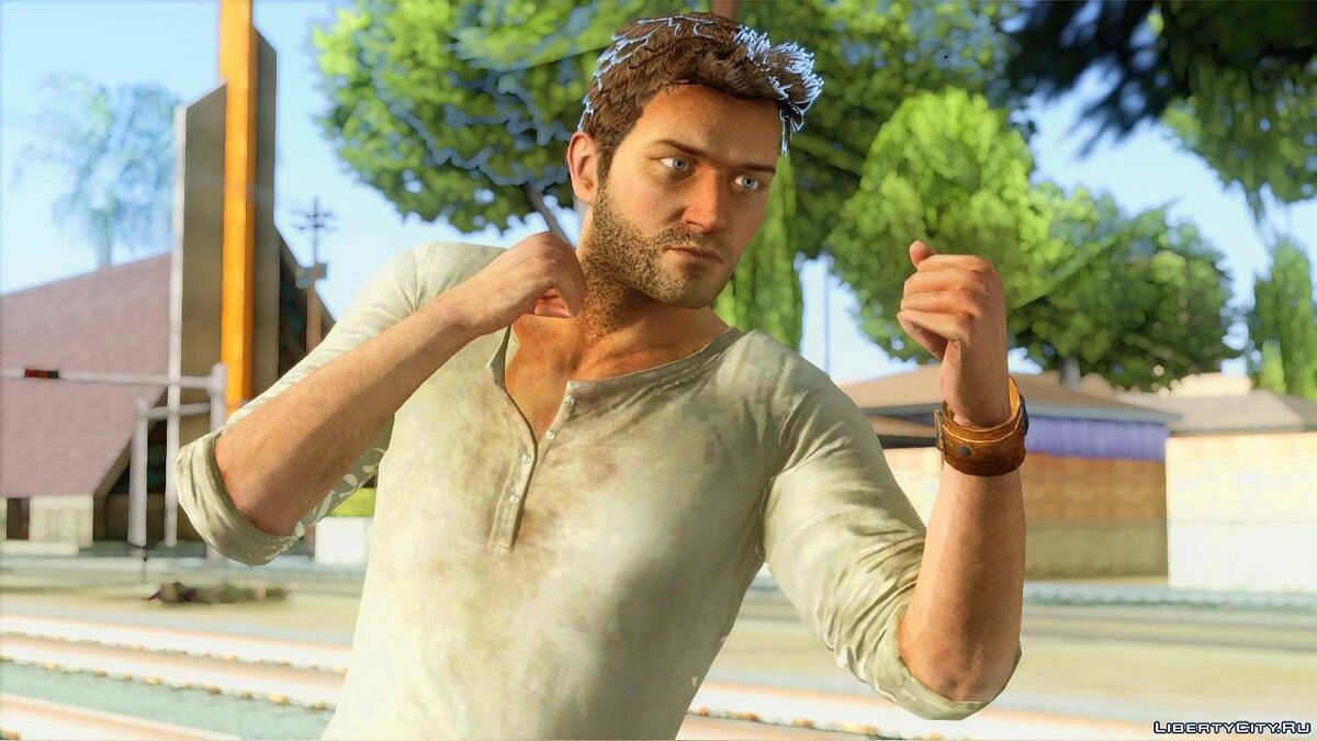 Uncharted 3 Nathan Drake [Player Mod] - GTA5-Mods.com