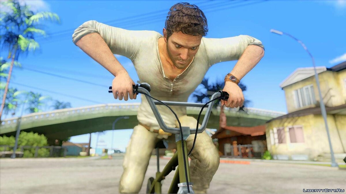 Nathan Drake Uncharted for GTA San Andreas