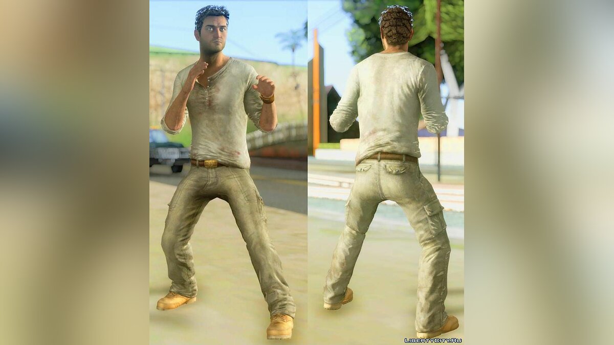 Nathan Drake Uncharted for GTA San Andreas