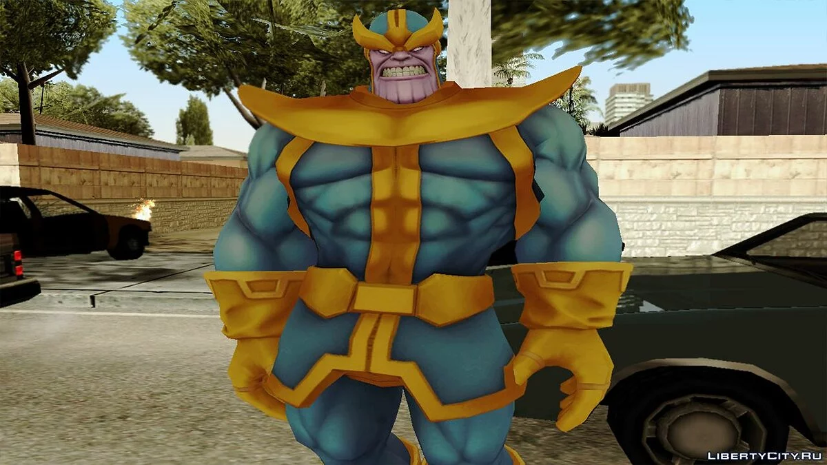 Thanos from the game