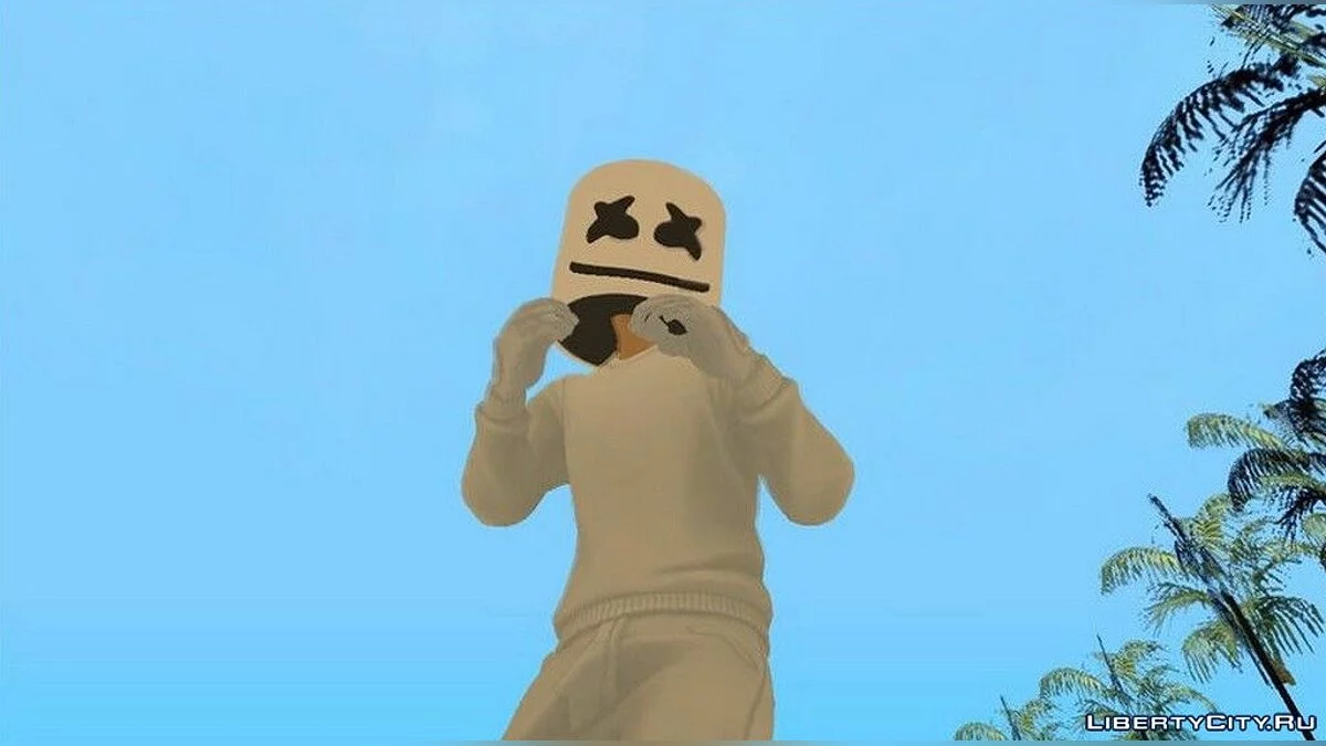 Bekannter DJ Marshmello / GTA San Andreas