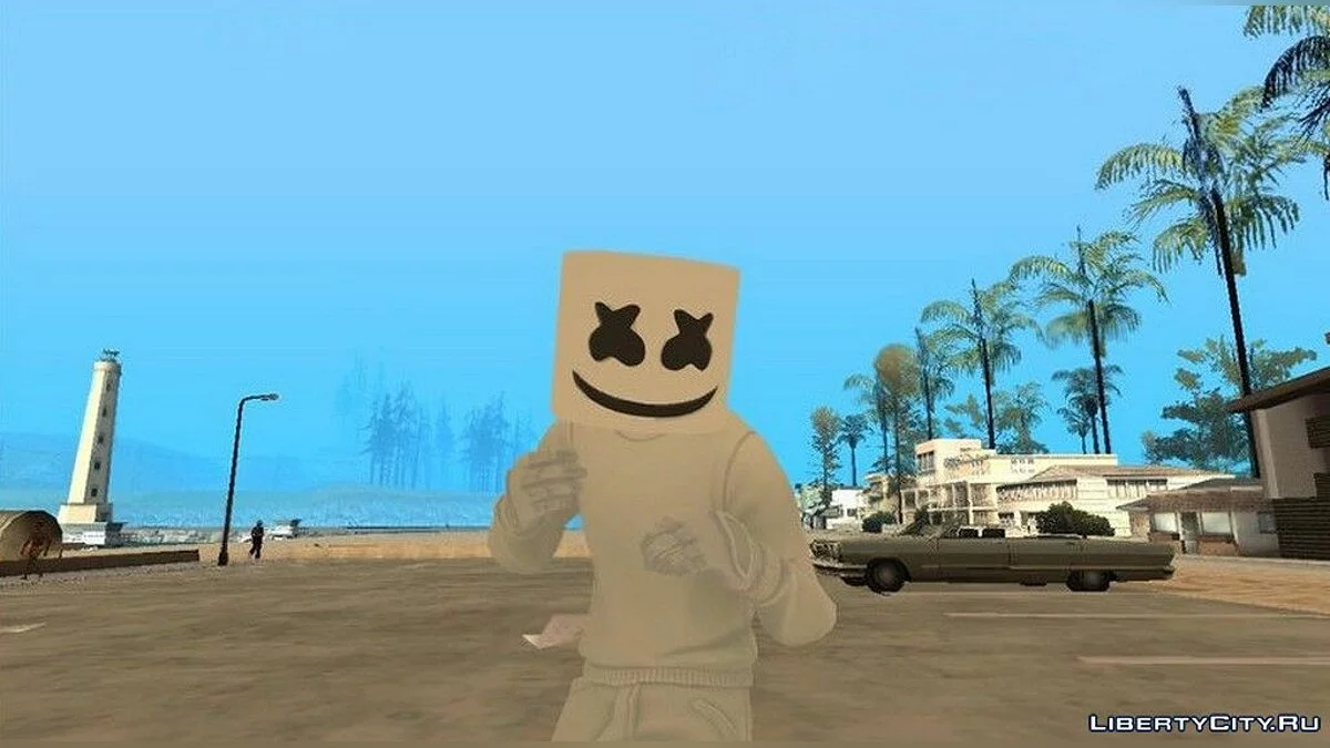 Bekannter DJ Marshmello / GTA San Andreas