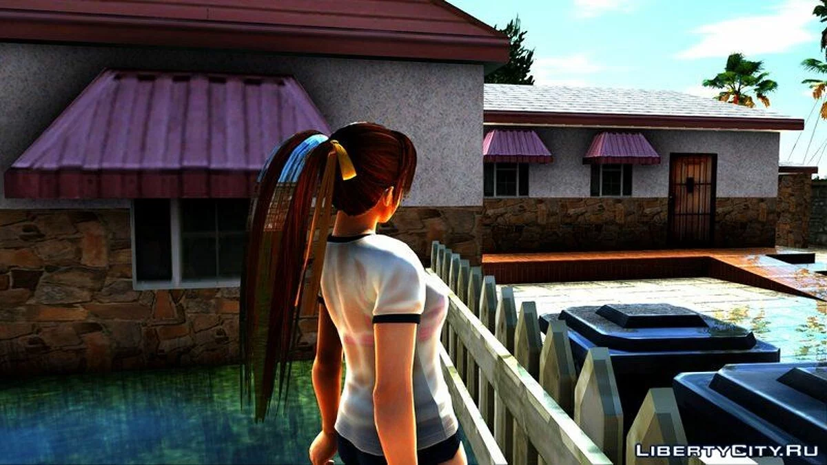 Kasumi en camiseta transparente / GTA San Andreas