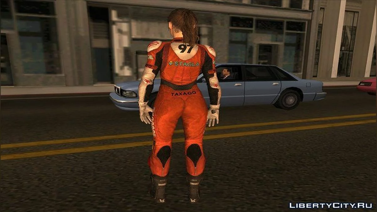 Клэр у костюмі Ельзи Уокер з RE2 Remake / GTA San Andreas
