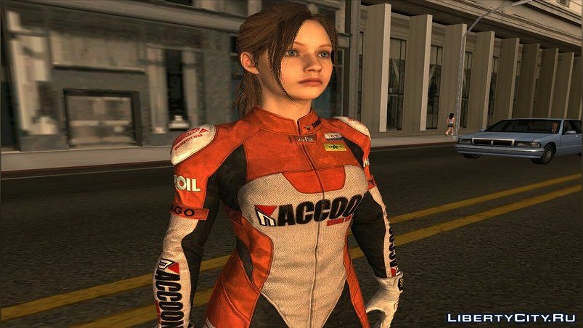 Download Claire dressed as Elsa Walker from RE2 Remake for GTA San Andreas