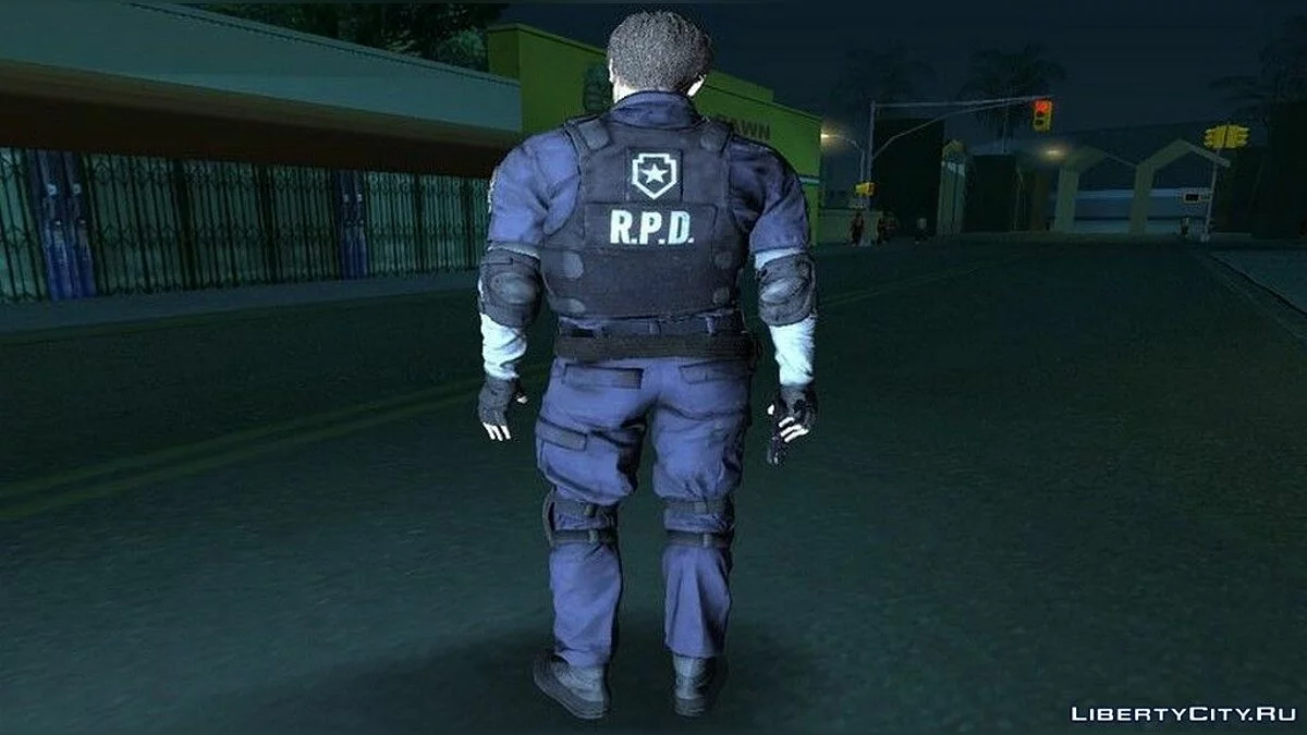 Леон Кеннеді з гри "RE 2 Remake" / GTA San Andreas