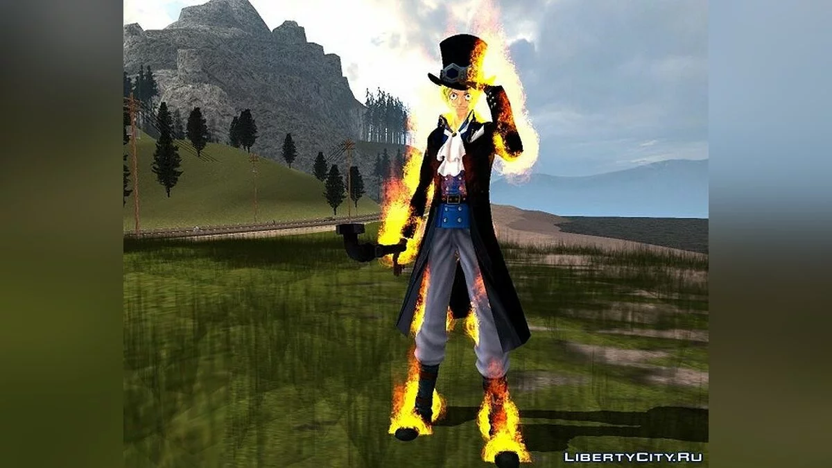 Sabo from One Piece Pirate Warriors 3 / GTA San Andreas