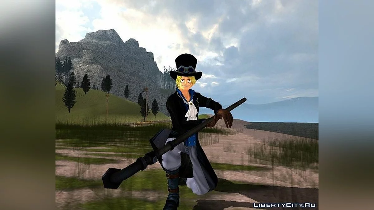 Sabo from One Piece Pirate Warriors 3 / GTA San Andreas