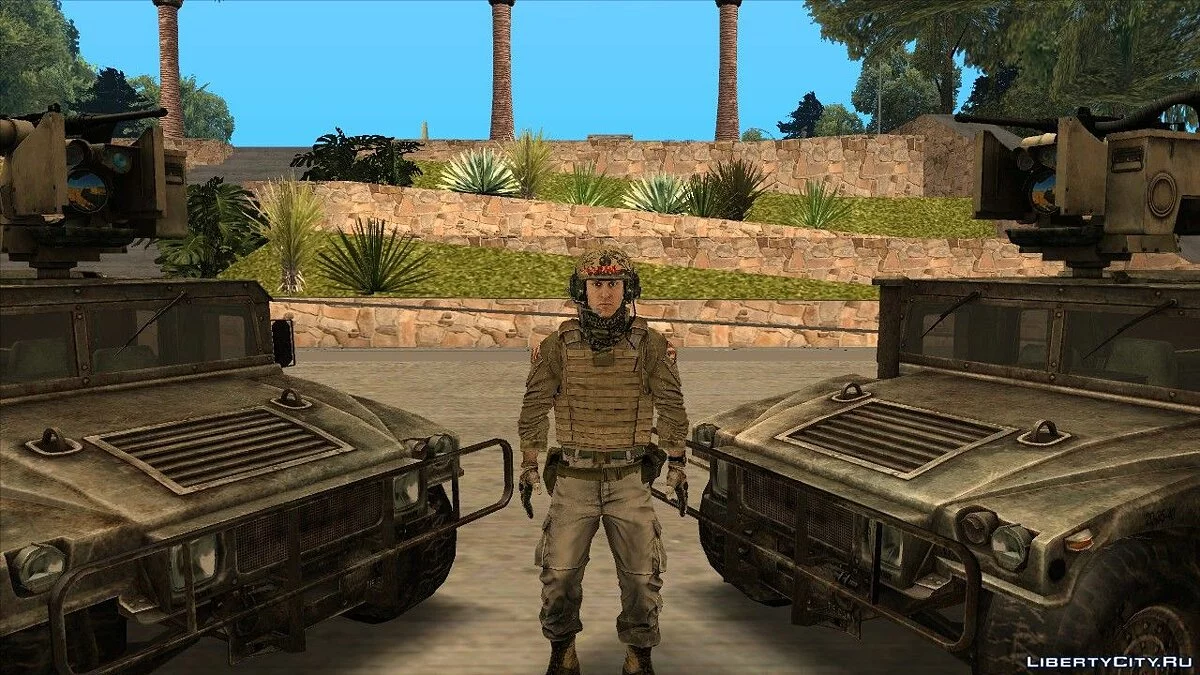 مجموعة شخصيات من لعبة Battlefield 3 / جي تي إيه سان أندرياس