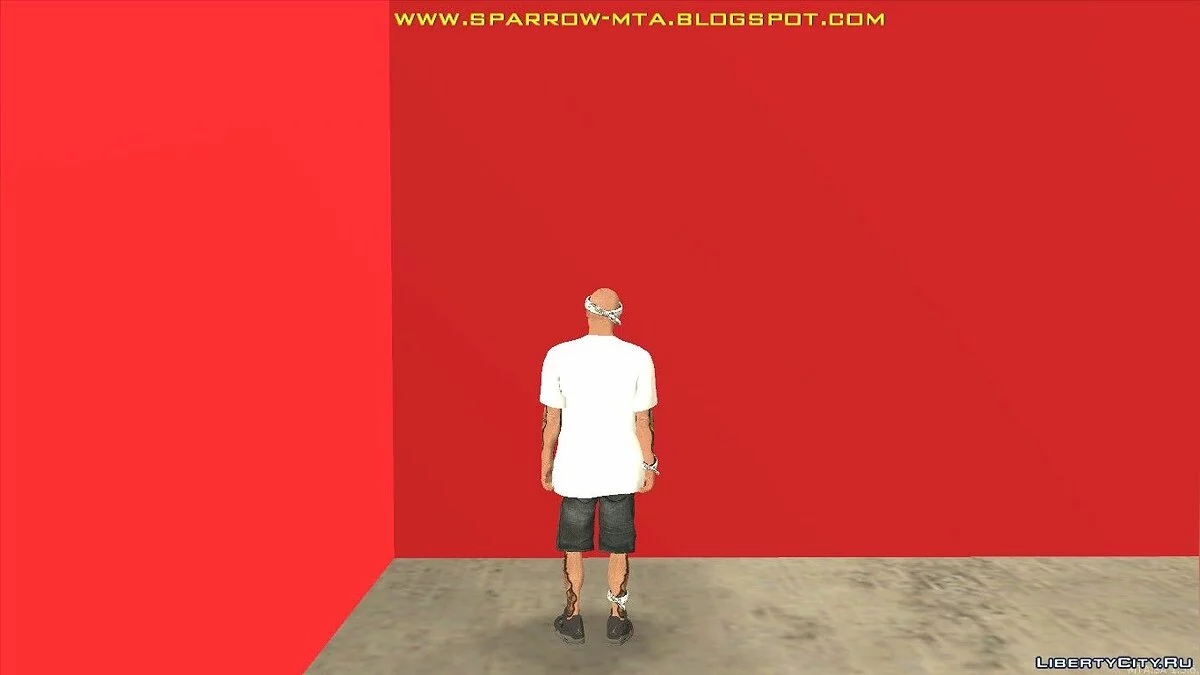 Character skin with Supreme logo / GTA San Andreas