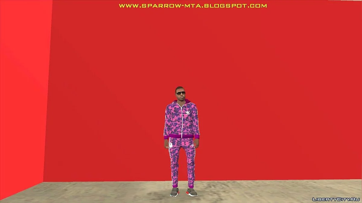 Charakter-Skin im camouflaged Sportanzug / GTA San Andreas