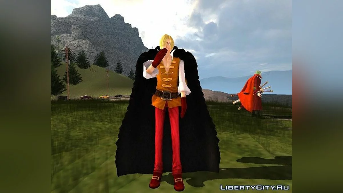 Вінсмок Санжі з гри One Piece Pirate Warrior 3 / GTA San Andreas