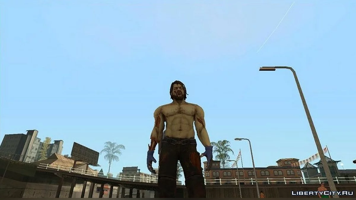 AJ Стайлз зомбі з гри WWE Immortals / GTA San Andreas