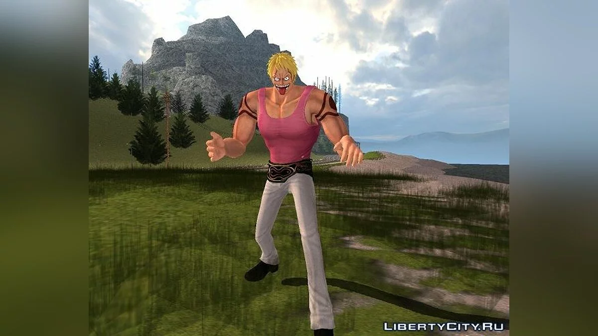 Bellamy de One Piece: Pirate Warriors 3 / GTA San Andreas