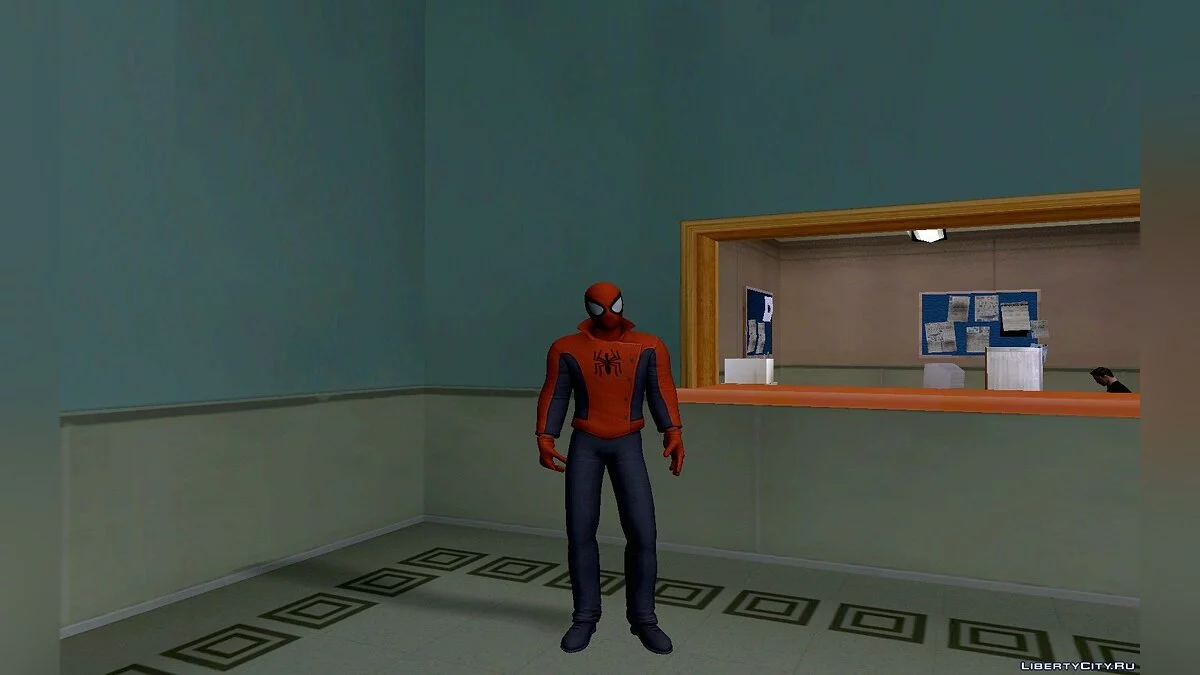 Spider-Man from the game Spider-Man Edge of Time for PS3 / GTA San Andreas