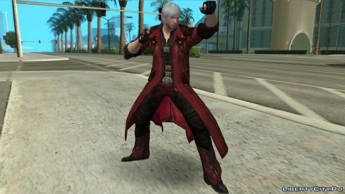 Данте з гри Devil May Cry 4 / GTA San Andreas