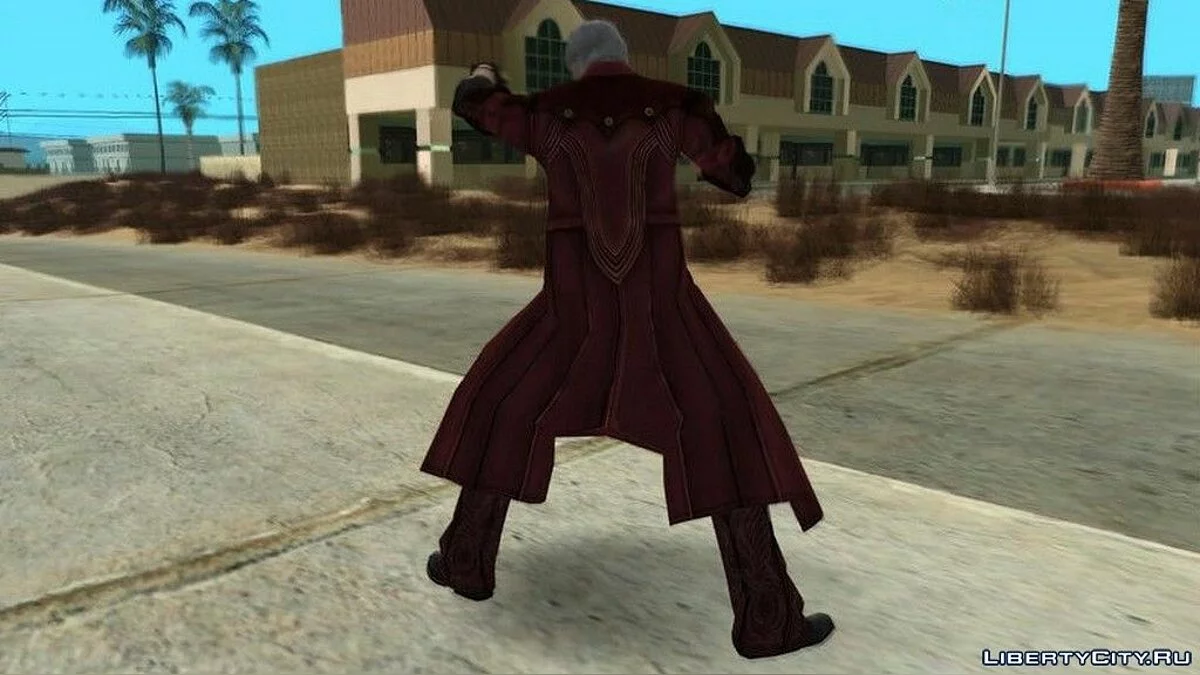 Данте з гри Devil May Cry 4 / GTA San Andreas