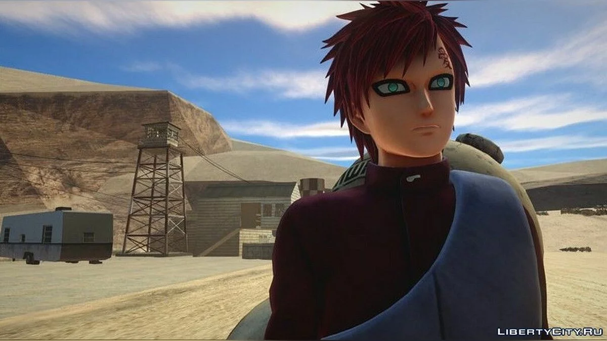 Gaara from Anime "Naruto" / GTA San Andreas