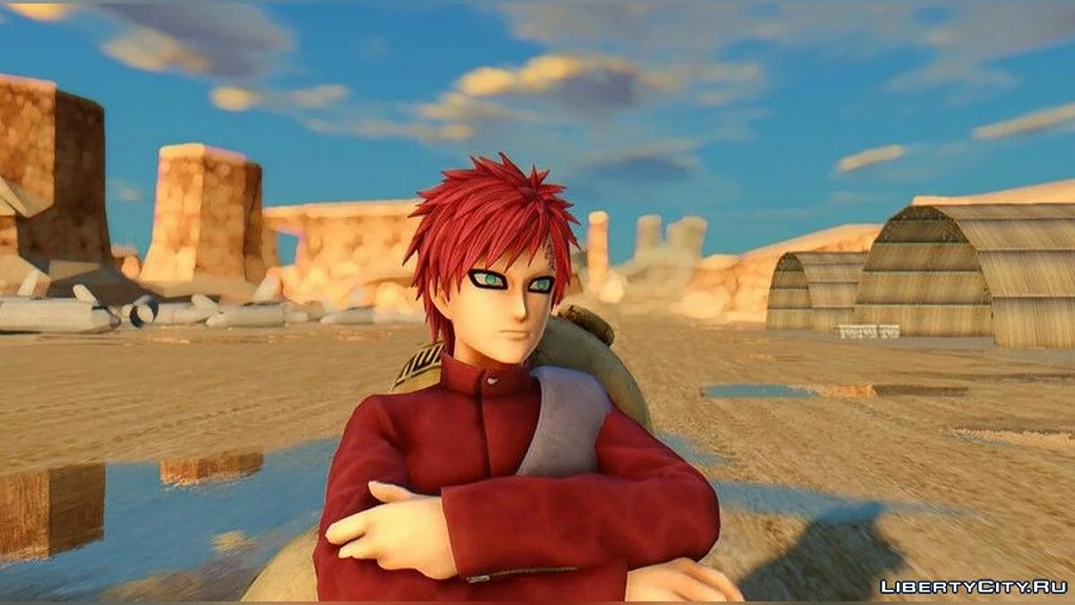 Gaara from Anime "Naruto" / GTA San Andreas