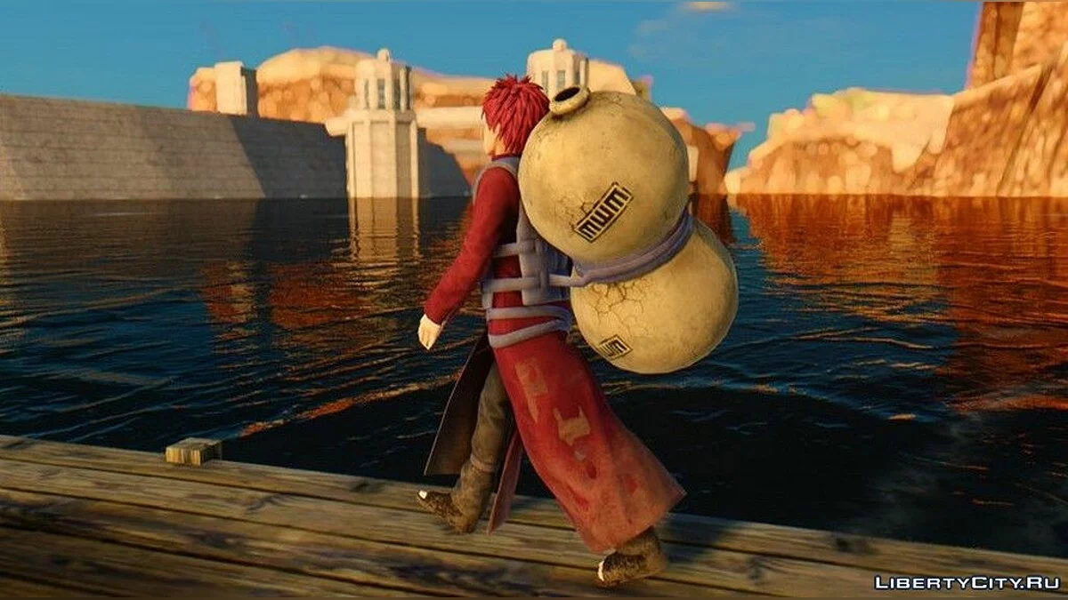 Gaara from Anime "Naruto" / GTA San Andreas