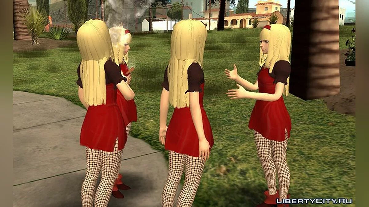 Personagem de Nier Automata / GTA San Andreas
