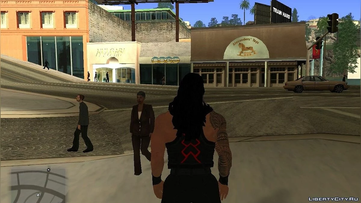 Roman Reigns do jogo WWE2k19 / GTA San Andreas