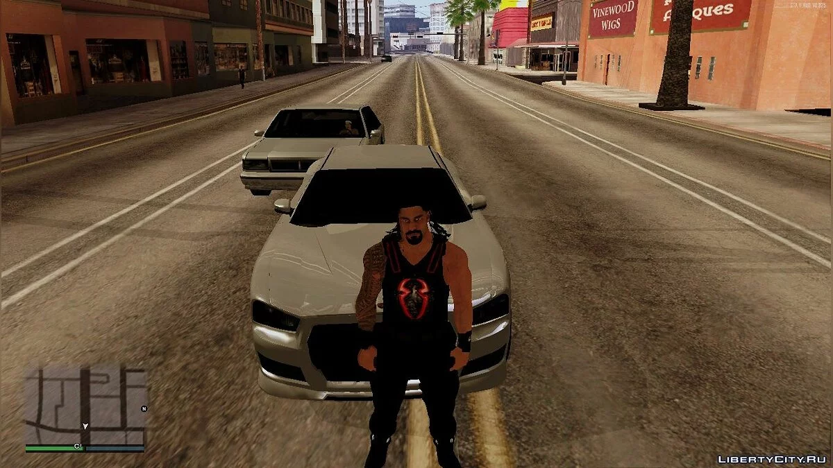 Roman Reigns do jogo WWE2k19 / GTA San Andreas