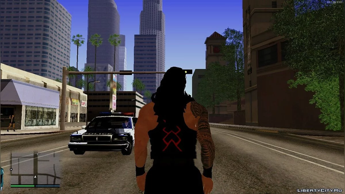 Roman Reigns do jogo WWE2k19 / GTA San Andreas