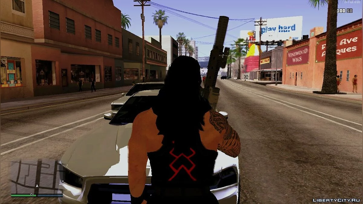 Roman Reigns do jogo WWE2k19 / GTA San Andreas