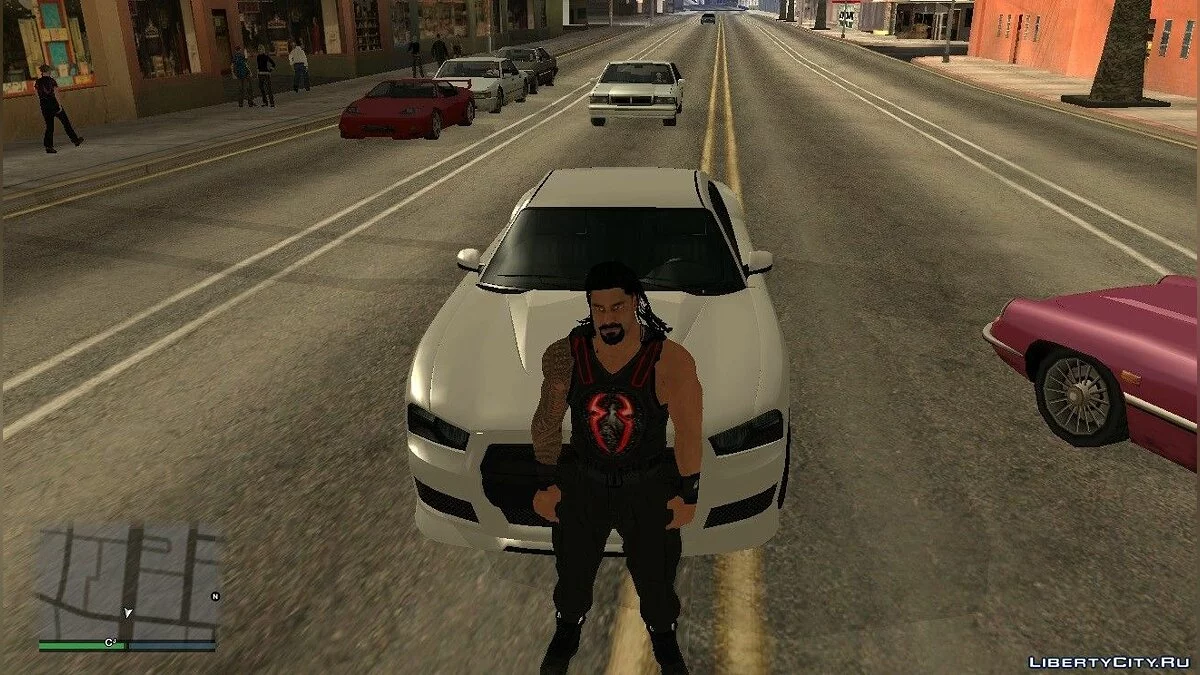 Roman Reigns do jogo WWE2k19 / GTA San Andreas