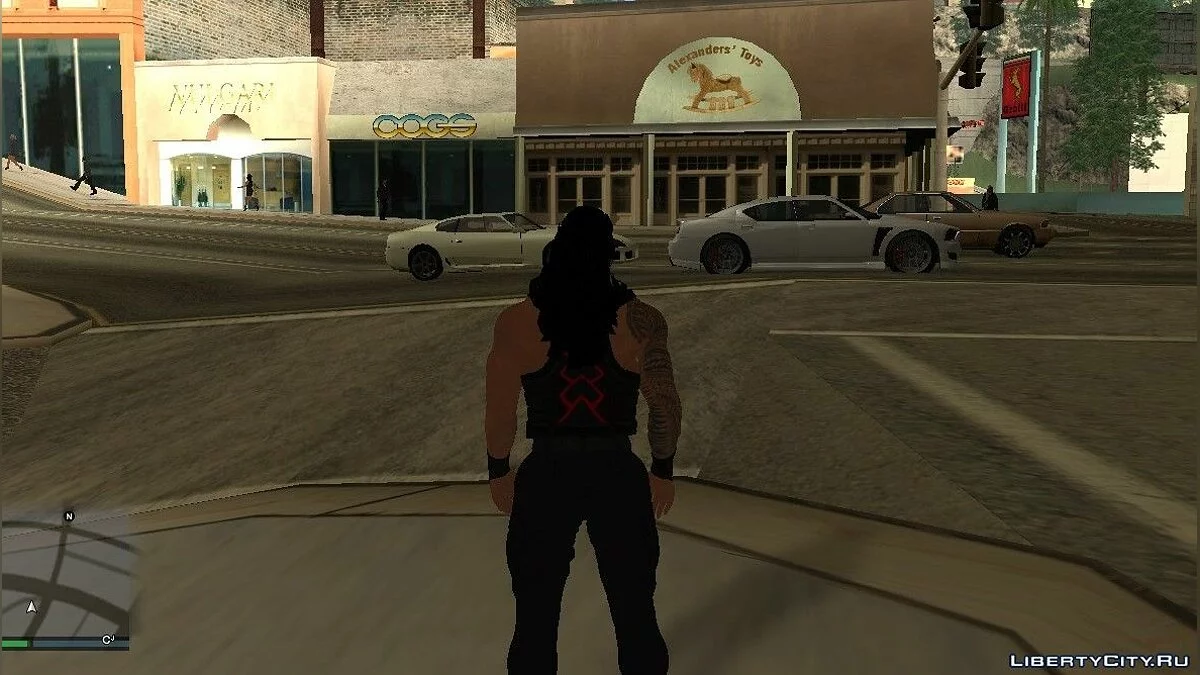 Roman Reigns do jogo WWE2k19 / GTA San Andreas