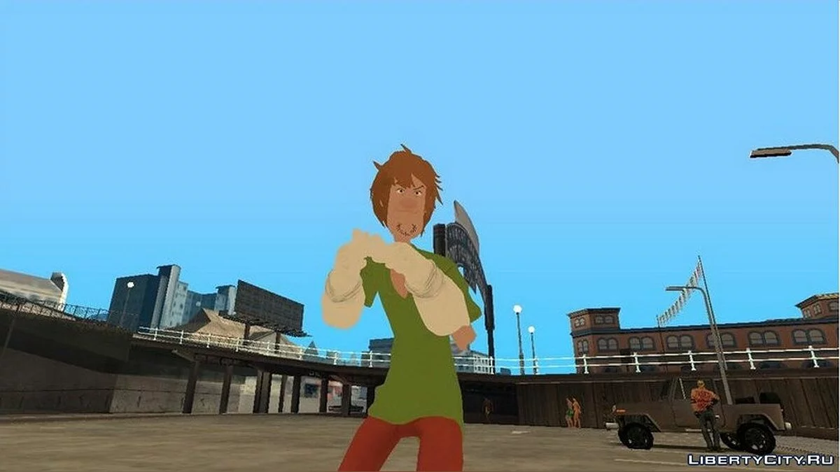 Шэггі з гри Jump Force / GTA San Andreas