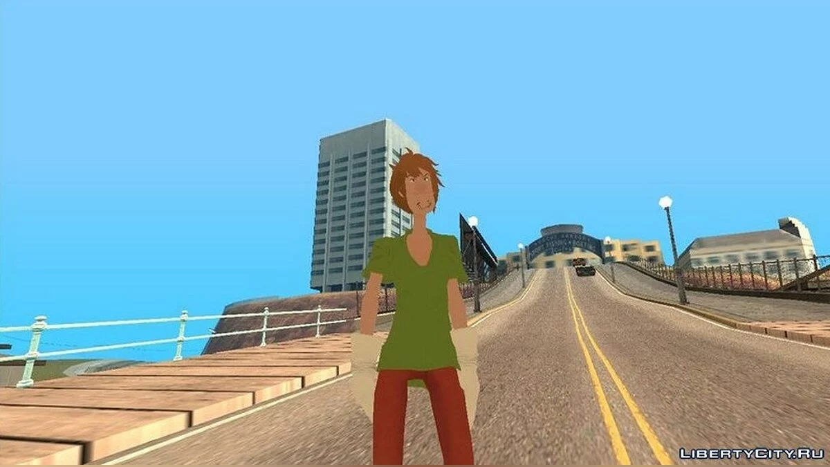 Шэггі з гри Jump Force / GTA San Andreas