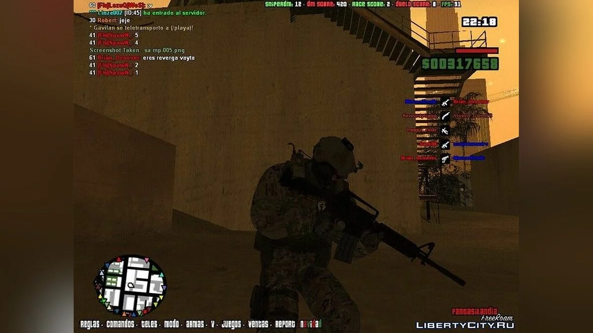 Skin de l'Escouade Argentin / GTA San Andreas
