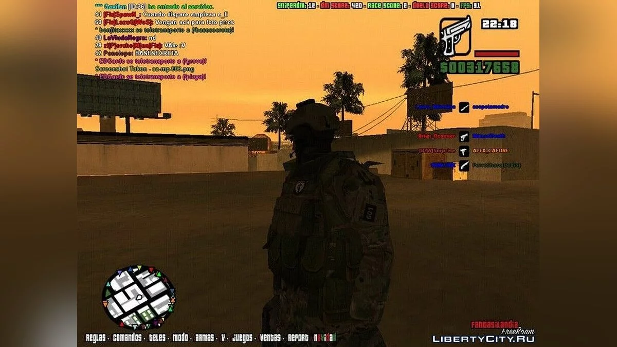 Skin de l'Escouade Argentin / GTA San Andreas