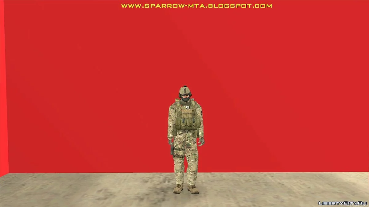 Скин спецназовца для MTA SA / GTA San Andreas