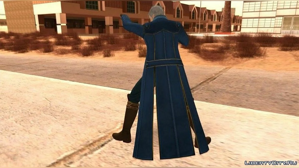 Vergil from Devil May Cry 4 / GTA San Andreas