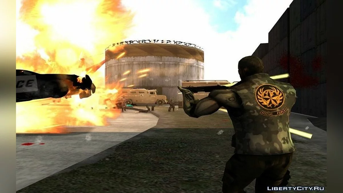 Джакс з гри Mortal Kombat X / GTA San Andreas