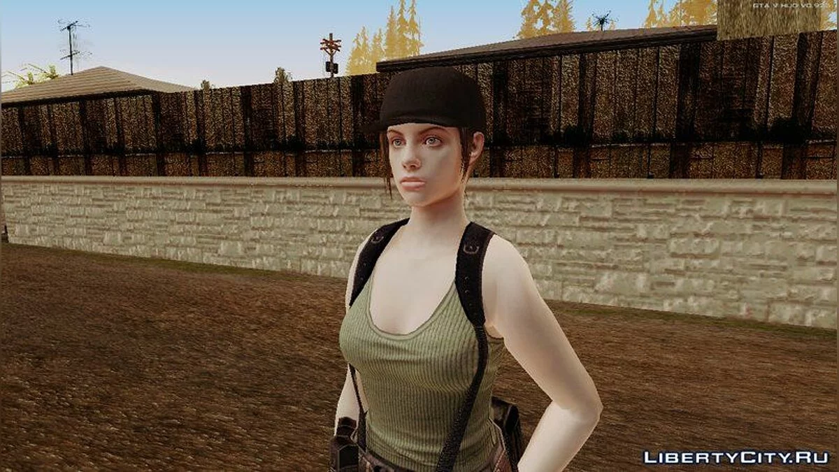 Jill Valentine from Resident Evil Remaster / GTA San Andreas
