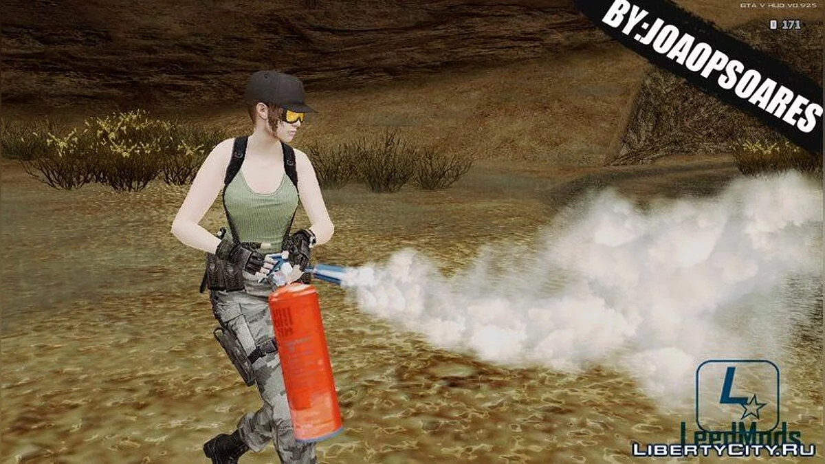 Jill Valentine from Resident Evil Remaster / GTA San Andreas