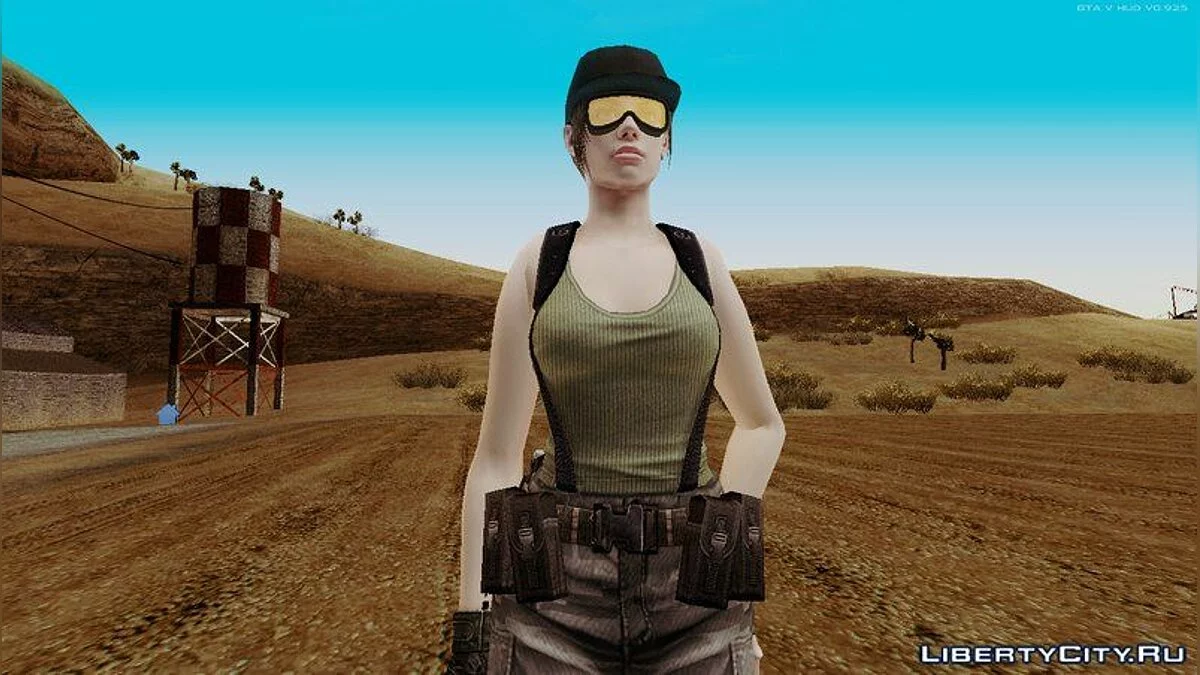 Jill Valentine from Resident Evil Remaster / GTA San Andreas