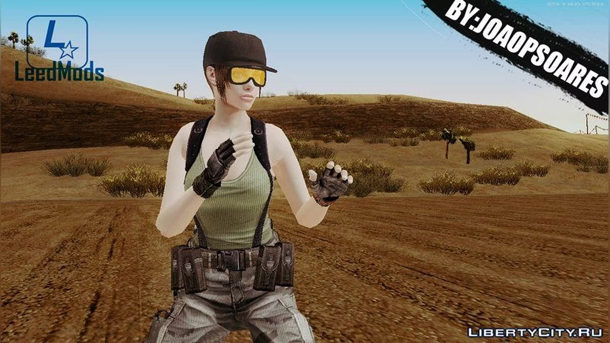 Jill Valentine from Resident Evil Remaster / GTA San Andreas