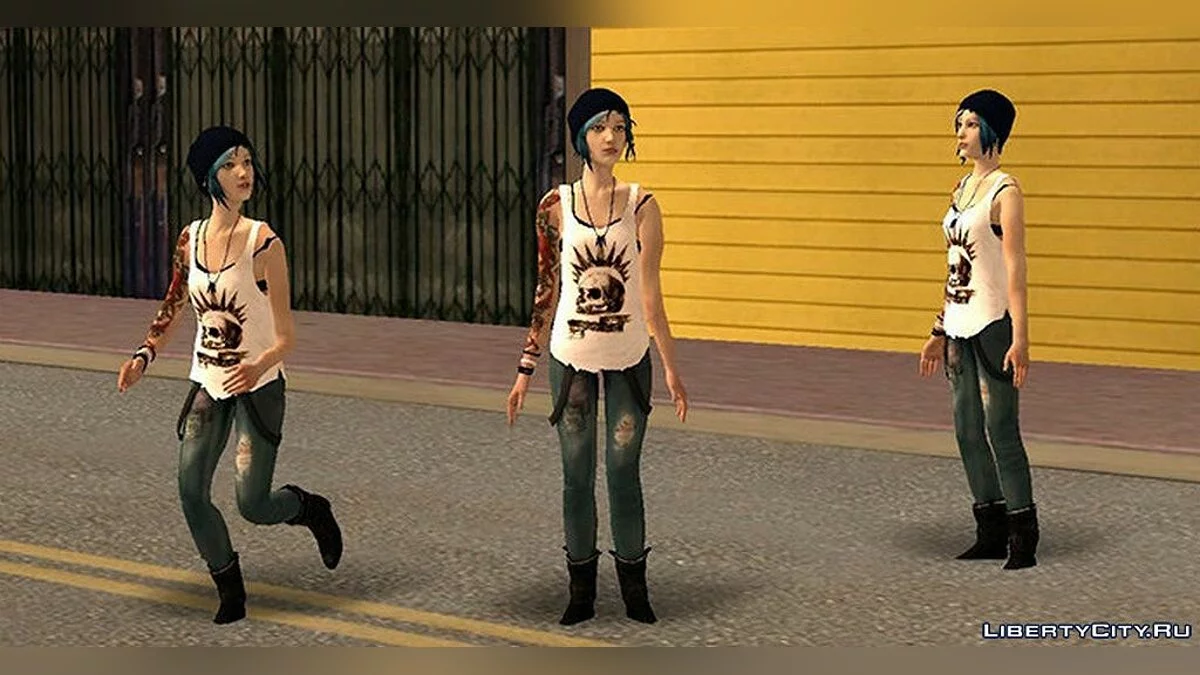 Хлоя з гри Life Is Strange / GTA San Andreas