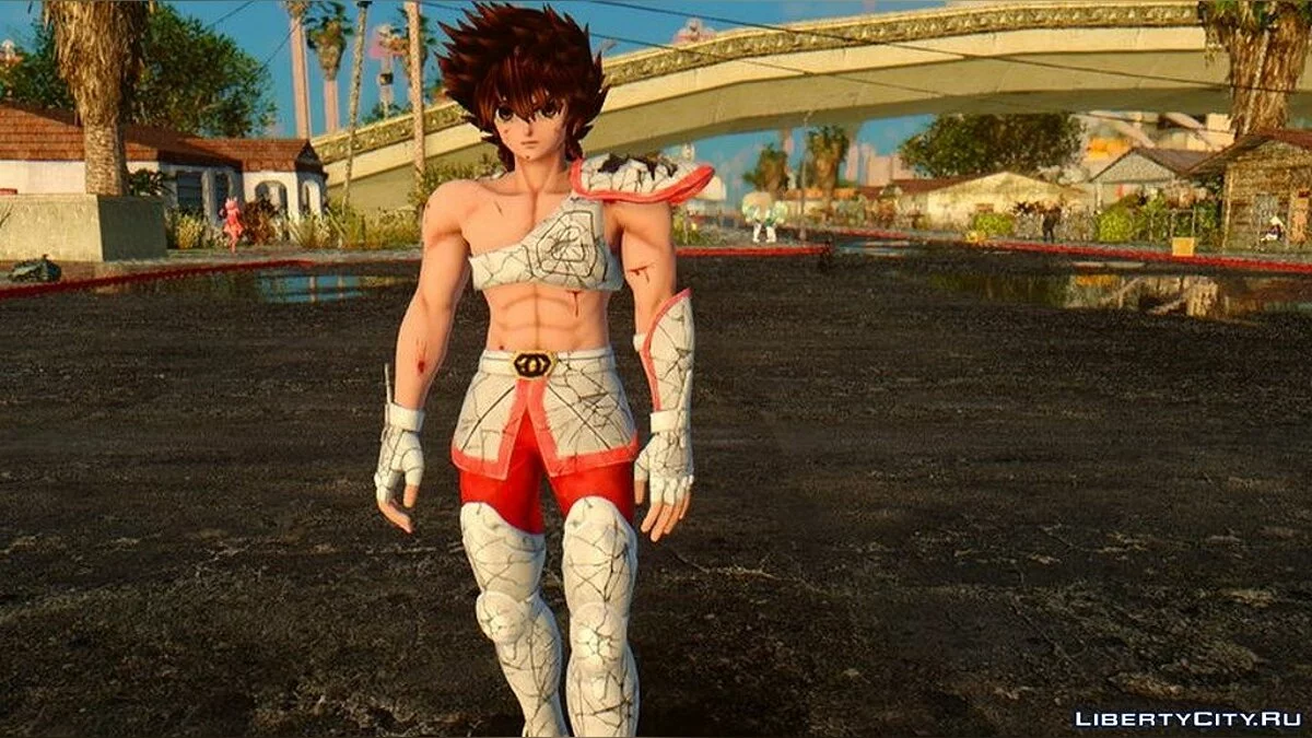 Pegasus Seiya en armure cassée / GTA San Andreas